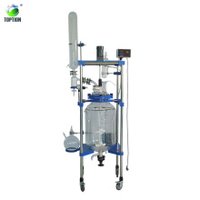 Cheapest energy-saving 20L double Layer glass reactor